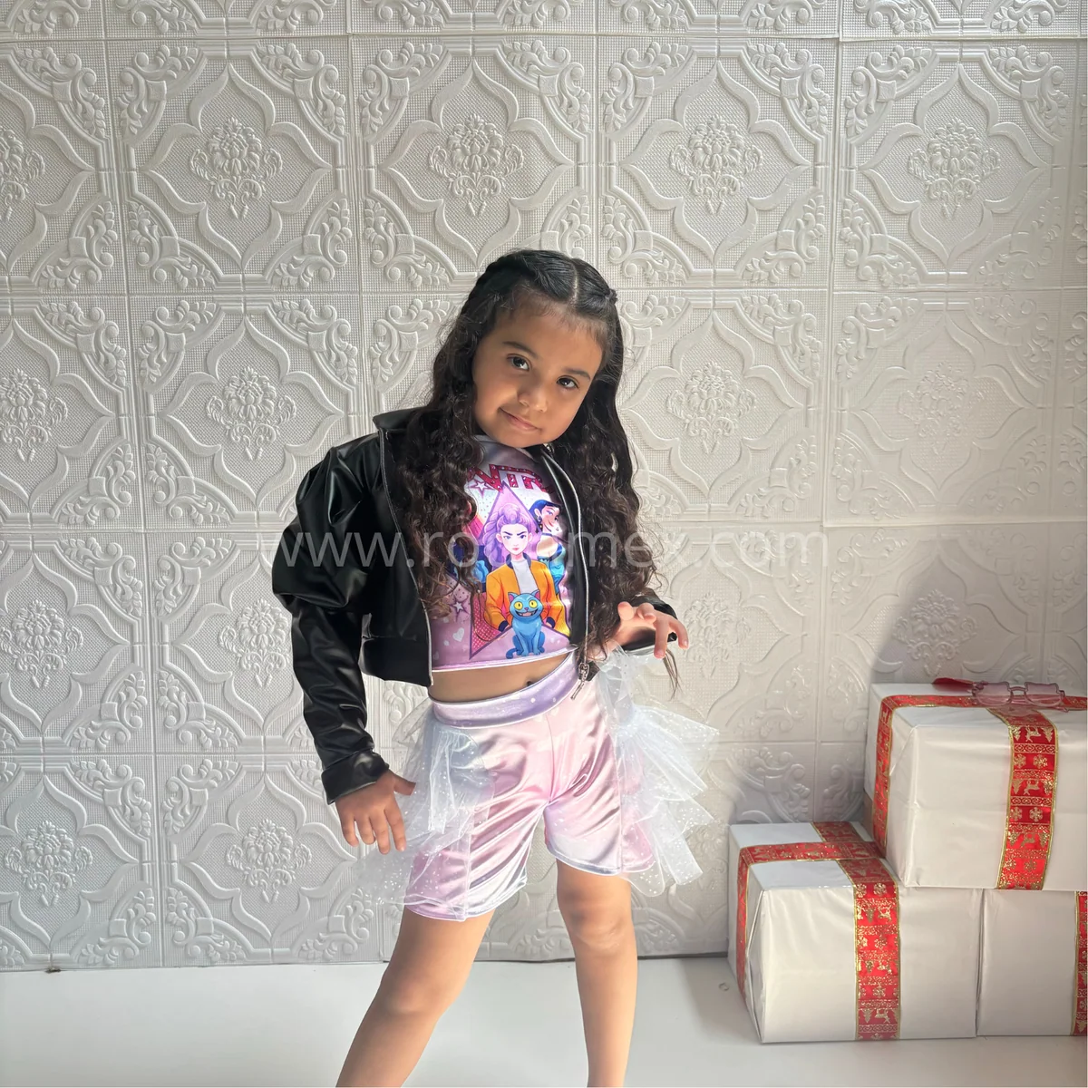 GLITTER HUNTRIX LILA BEBE